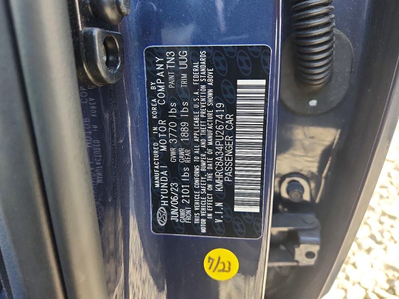 Продажа на аукционе авто 2023 Hyundai Venue, vin: KMHRC8A34PU267419, номер лота: 65574266
