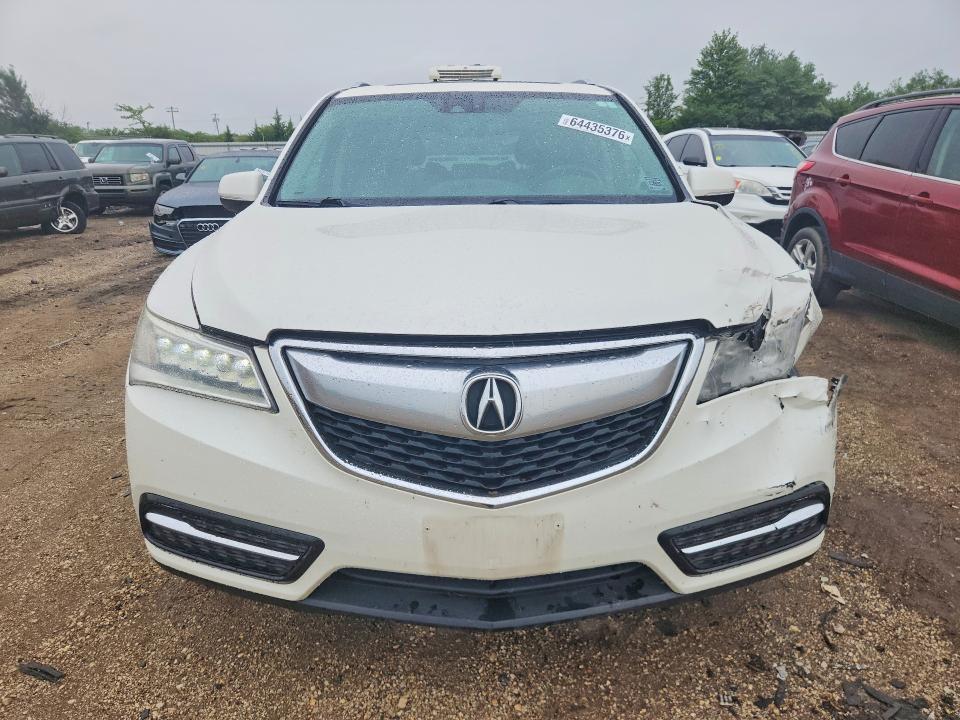 2014 Acura Mdx მანქანა იყიდება აუქციონზე, vin: 5FRYD4H41EB027351, აუქციონის ნომერი: 64435376