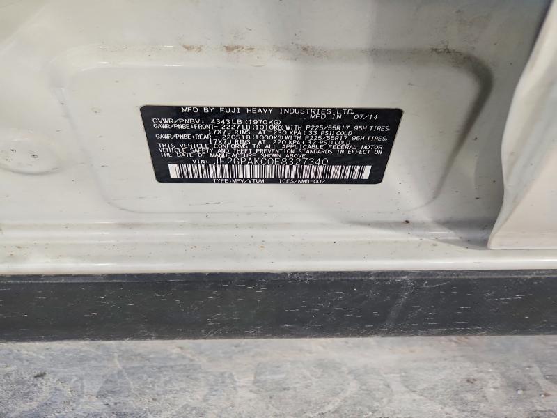 Aukcja sprzedaży 2014 Subaru Xv Crosstrek, vin: JF2GPAKC0E8327340, numer aukcji: 65786906