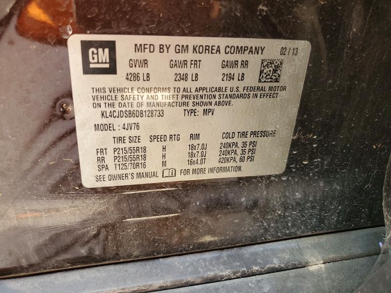 Продажа на аукционе авто 2013 Buick Encore, vin: KL4CJDSB6DB128733, номер лота: 64215836