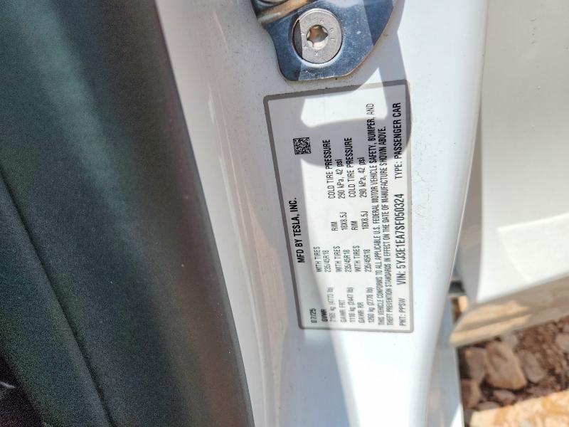 Aukcja sprzedaży 2025 Tesla Model 3, vin: 5YJ3E1EA7SF050324, numer aukcji: 64109436