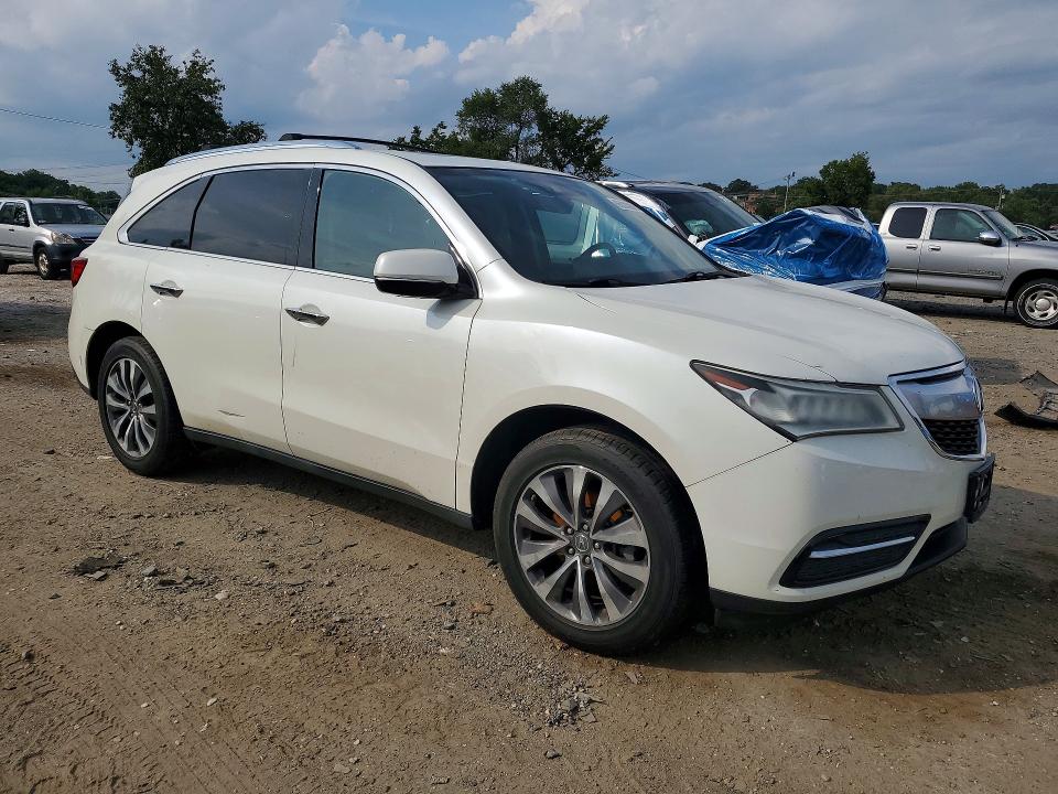 66303966 :رقم المزاد ، 5FRYD4H4XGB002404 vin ، 2016 Acura Mdx مزاد بيع