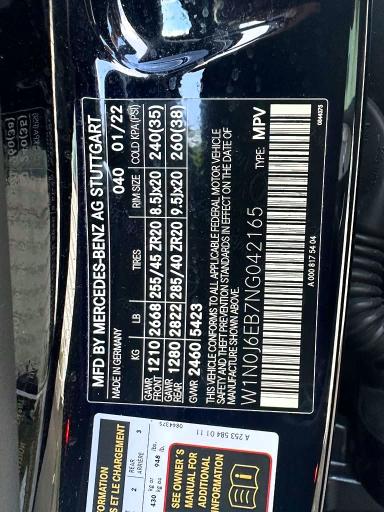 Aukcja sprzedaży 2022 Mercedes-benz Glc Coupe, vin: W1N0J6EB7NG042165, numer aukcji: 63704136