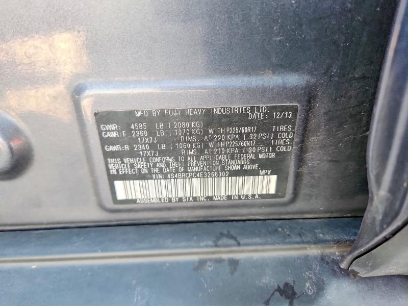 65310706 :رقم المزاد ، 4S4BRCPC4E3266302 vin ، 2014 Subaru Outback مزاد بيع