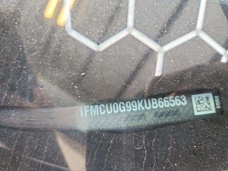 66022296 :رقم المزاد ، 1FMCU0G99KUB66563 vin ، 2019 Ford Escape مزاد بيع