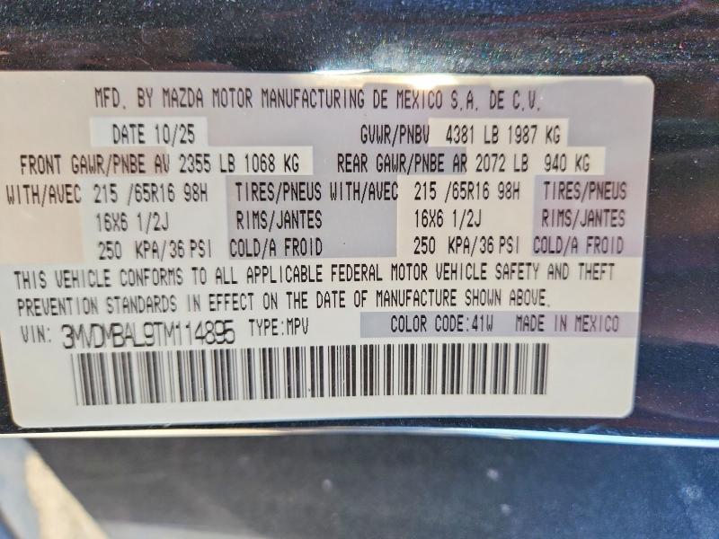 Продажа на аукционе авто 2026 Mazda Cx-30, vin: 3MVDMBAL9TM114895, номер лота: 64217616