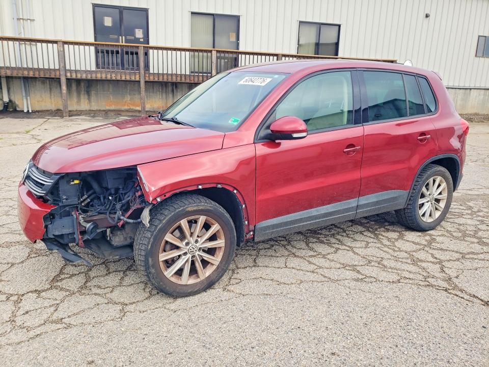Auction sale of the 2014 Volkswagen Tiguan, vin: WVGBV3AX6EW066074, lot number: 60642776