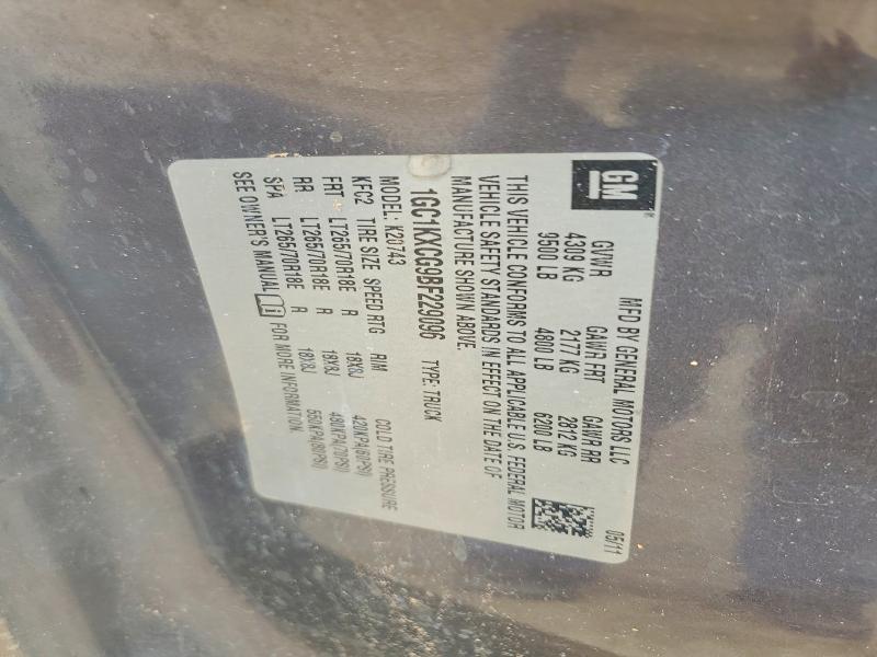 2011 Chevrolet Silverado მანქანა იყიდება აუქციონზე, vin: 1GC1KXCG9BF229096, აუქციონის ნომერი: 66503596