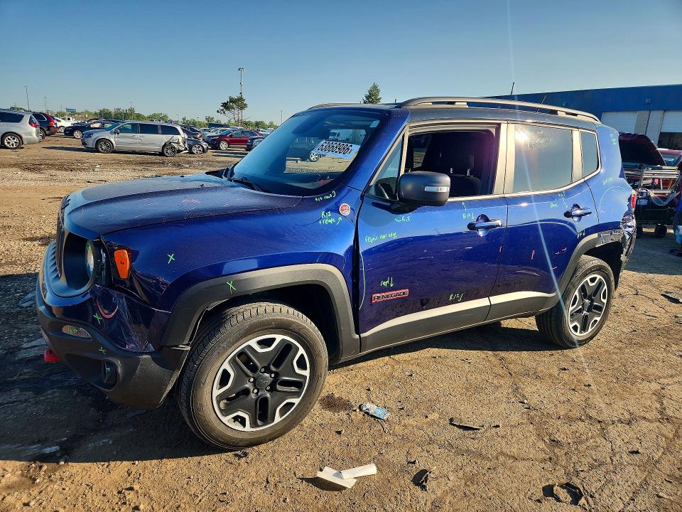 Auction sale of the 2016 Jeep Renegade, vin: ZACCJBCT4GPD38923, lot number: 63868986