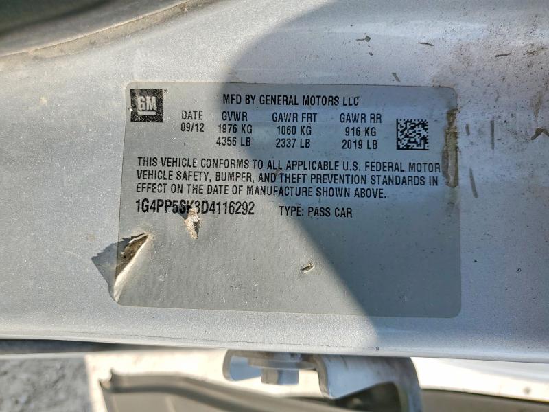 Продажа на аукционе авто 2013 Buick Verano, vin: 1G4PP5SK3D4116292, номер лота: 63905946