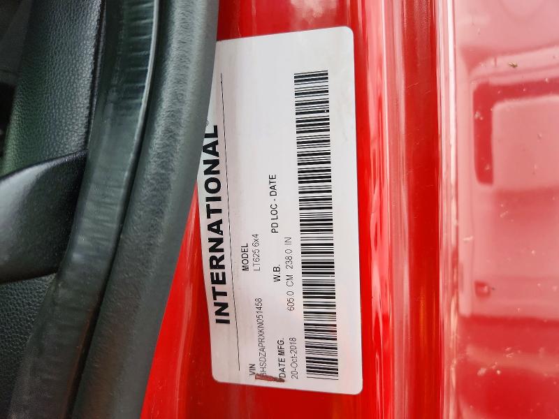 Продаж на аукціоні авто 2019 International Lt625, vin: 3HSDZAPRXKN051458, номер лоту: 64294186