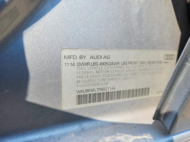 Продажа на аукционе авто 2015 Audi A4, vin: WAUBFAFL7FN021144, номер лота: 64056546