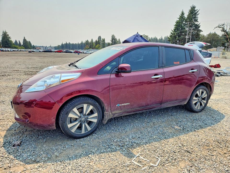 2016 Nissan Leaf მანქანა იყიდება აუქციონზე, vin: 1N4BZ0CP0GC313569, აუქციონის ნომერი: 58769146