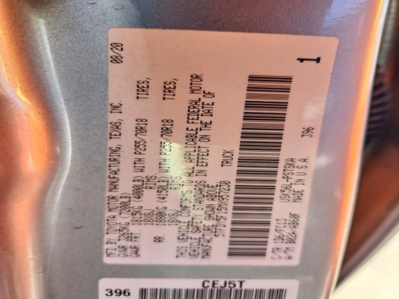 Продаж на аукціоні авто 2021 Toyota Tundra, vin: 5TFDY5F15MX957230, номер лоту: 64329796