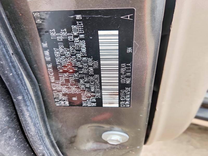 Aukcja sprzedaży 2005 Toyota Tundra, vin: 5TBET381X5S485398, numer aukcji: 63261156