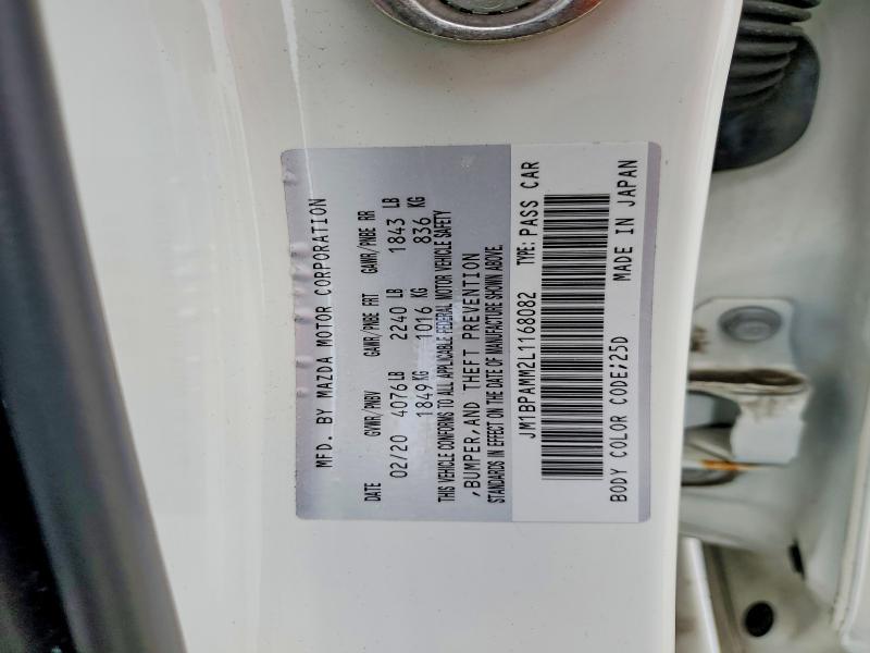 Продаж на аукціоні авто 2020 Mazda 3, vin: JM1BPAMM2L1168082, номер лоту: 66513976