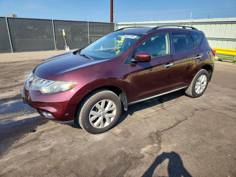 Продажа на аукционе авто 2014 Nissan Murano, vin: JN8AZ1MW6EW512627, номер лота: 66022356