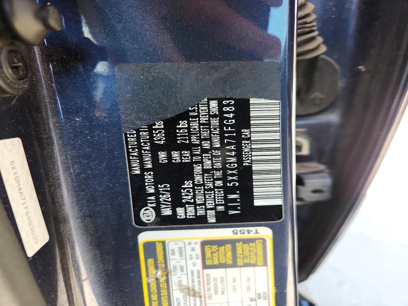 Aukcja sprzedaży 2015 Kia Optima, vin: 5XXGM4A71FG483639, numer aukcji: 66811766