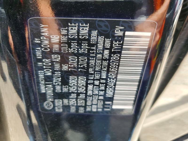 2024 Hyundai Palisade მანქანა იყიდება აუქციონზე, vin: KM8R34GE4RU699786, აუქციონის ნომერი: 64175386