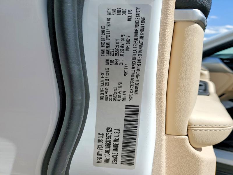 64436686 :رقم المزاد ، 1C4RJJBR3T8573129 vin ، 2026 Jeep Grand Cherokee مزاد بيع