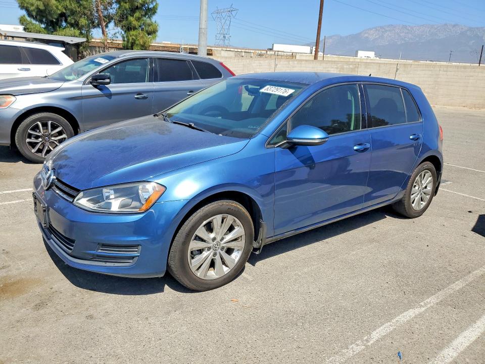 2015 Volkswagen Golf მანქანა იყიდება აუქციონზე, vin: 3VW2A7AU1FM091833, აუქციონის ნომერი: 63729176