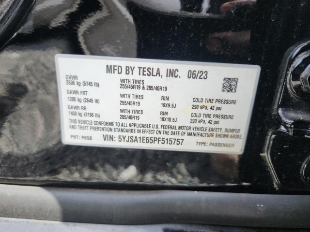 Aukcja sprzedaży 2023 Tesla Model S, vin: 5YJSA1E65PF515757, numer aukcji: 61953586
