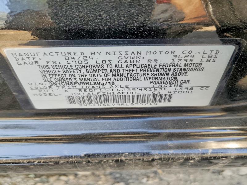 Продаж на аукціоні авто 2024 Nissan Versa, vin: 3N1CN8EV9RL895718, номер лоту: 65143556