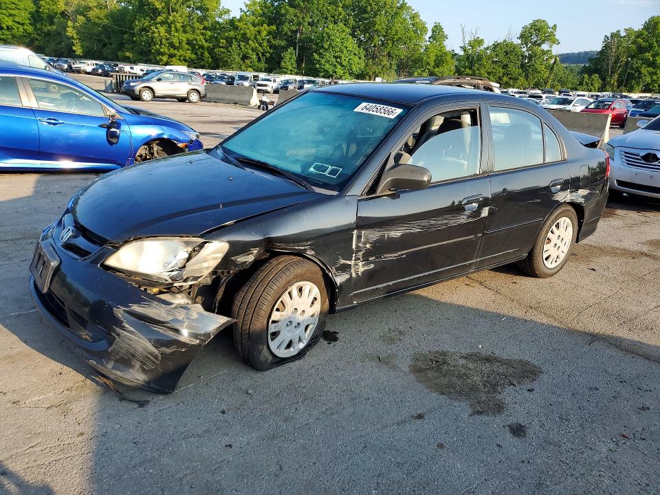 64058566 :رقم المزاد ، JHMES16545S001803 vin ، 2005 Honda Civic مزاد بيع