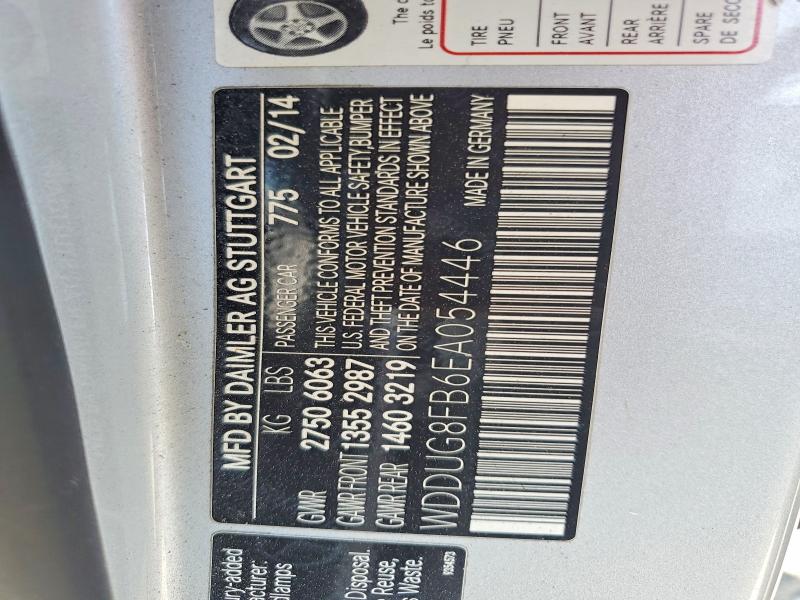 Auction sale of the 2014 Mercedes-benz S, vin: WDDUG8FB6EA054446, lot number: 64211796