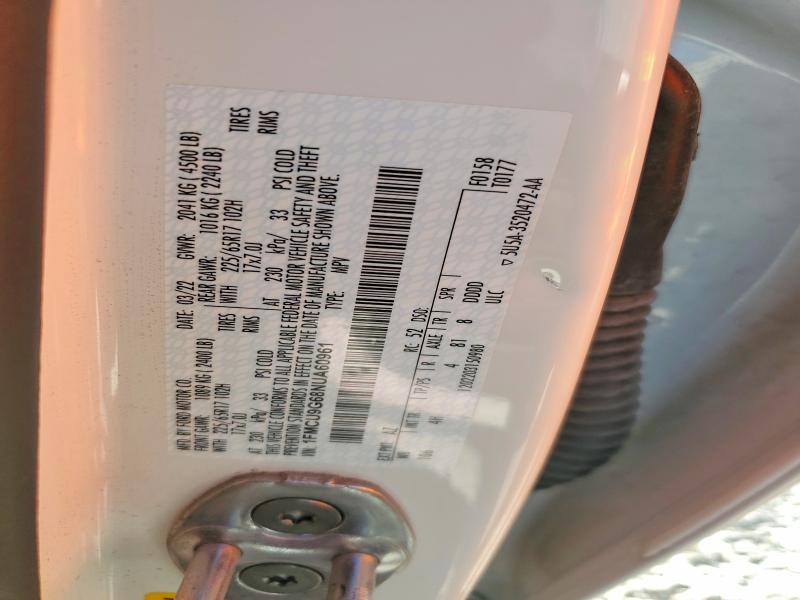 Продажа на аукционе авто 2022 Ford Escape, vin: 1FMCU9G68NUA60961, номер лота: 63343856