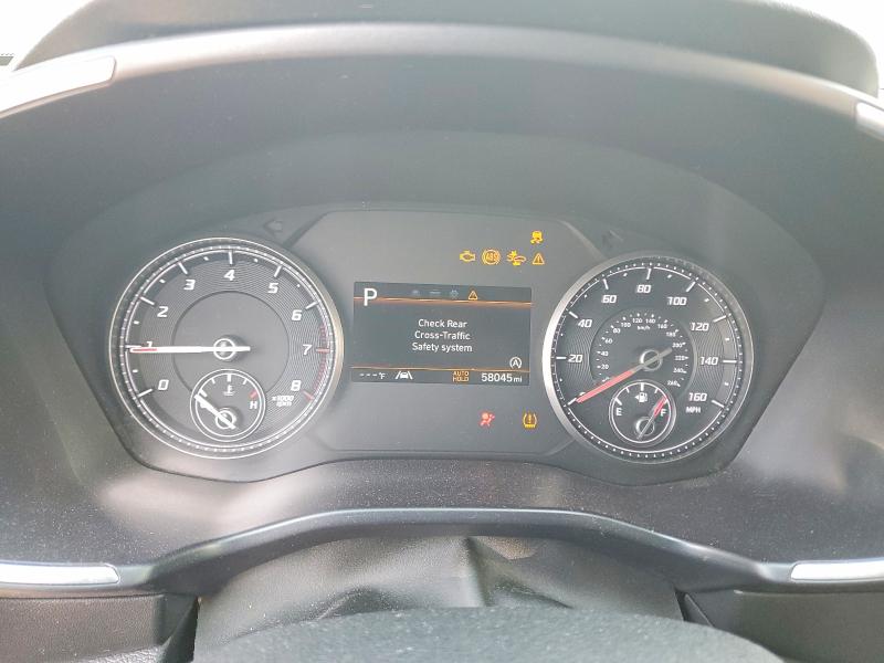 2022 Hyundai Santa Fe მანქანა იყიდება აუქციონზე, vin: 5NMS24AJ7NH397909, აუქციონის ნომერი: 63362166