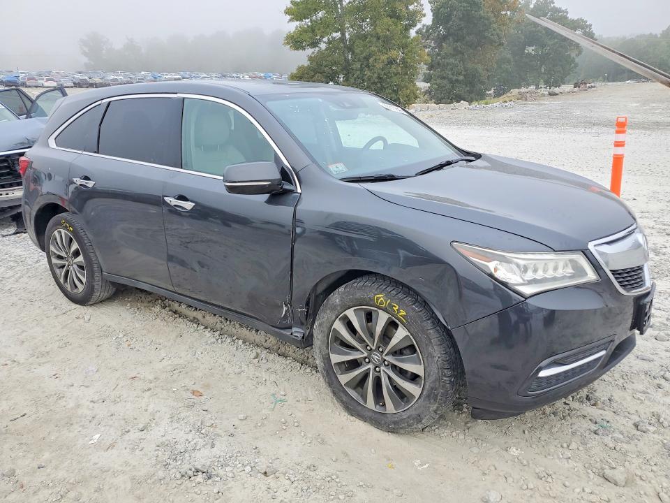 2016 Acura Mdx მანქანა იყიდება აუქციონზე, vin: 5FRYD4H41GB034884, აუქციონის ნომერი: 66817846