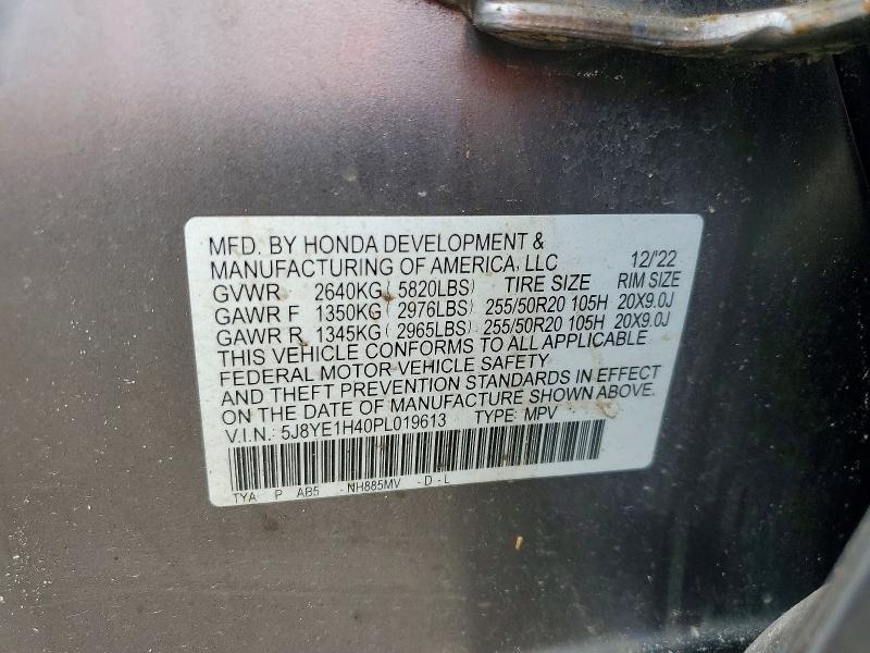Продаж на аукціоні авто 2023 Acura Mdx, vin: 5J8YE1H40PL019613, номер лоту: 63019346