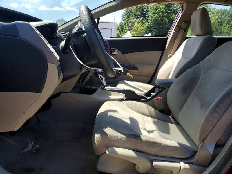 65758856 :رقم المزاد ، 2HGFB2F8XCH600927 vin ، 2012 Honda Civic مزاد بيع