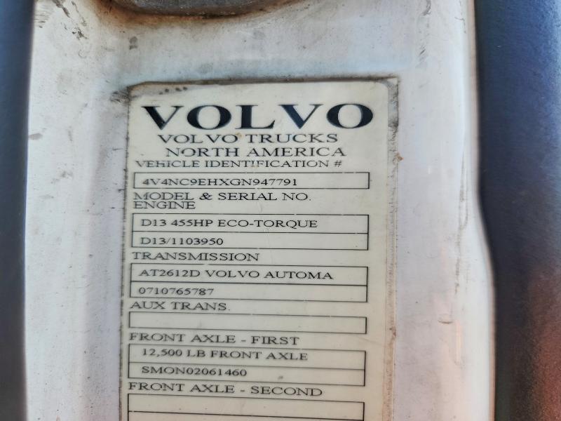 Продаж на аукціоні авто 2016 Volvo Vnl, vin: 4V4NC9EHXGN947791, номер лоту: 65175906