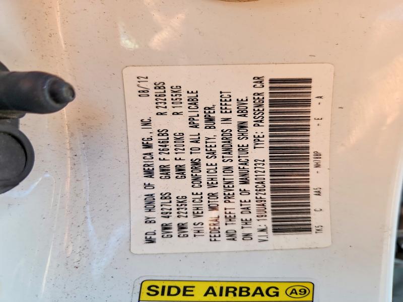 Продажа на аукционе авто 2012 Acura Tl 4d 2wd, vin: 19UUA9F26CA012732, номер лота: 65368726