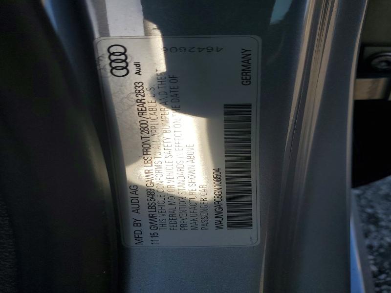 Aukcja sprzedaży 2016 Audi A7, vin: WAUWGAFC8GN108504, numer aukcji: 65161046