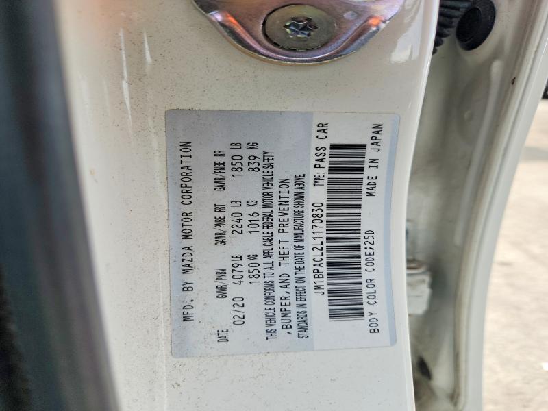 64782466 :رقم المزاد ، JM1BPACL2L1170830 vin ، 2020 Mazda 3 مزاد بيع
