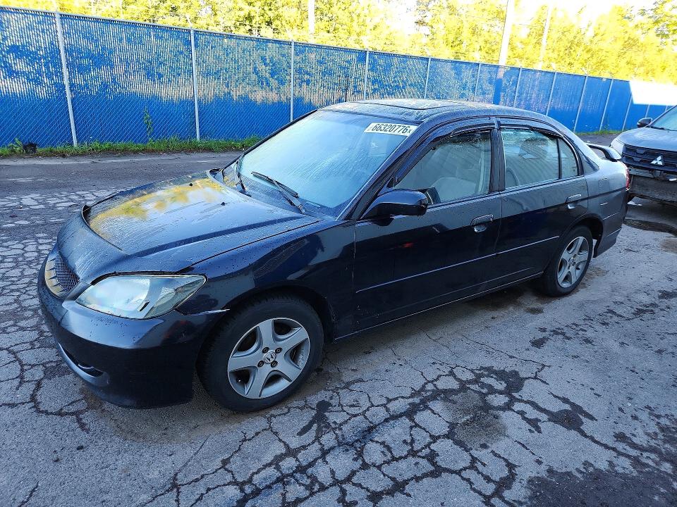 66320776 :رقم المزاد ، 2HGES16875H017126 vin ، 2005 Honda Civic مزاد بيع