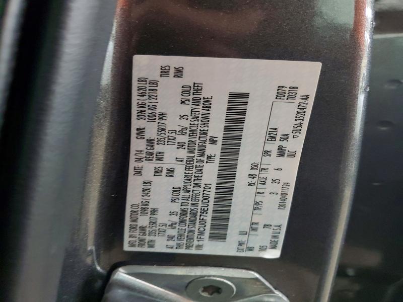 2014 Ford Escape მანქანა იყიდება აუქციონზე, vin: 1FMCU0F75EUD07701, აუქციონის ნომერი: 66530466