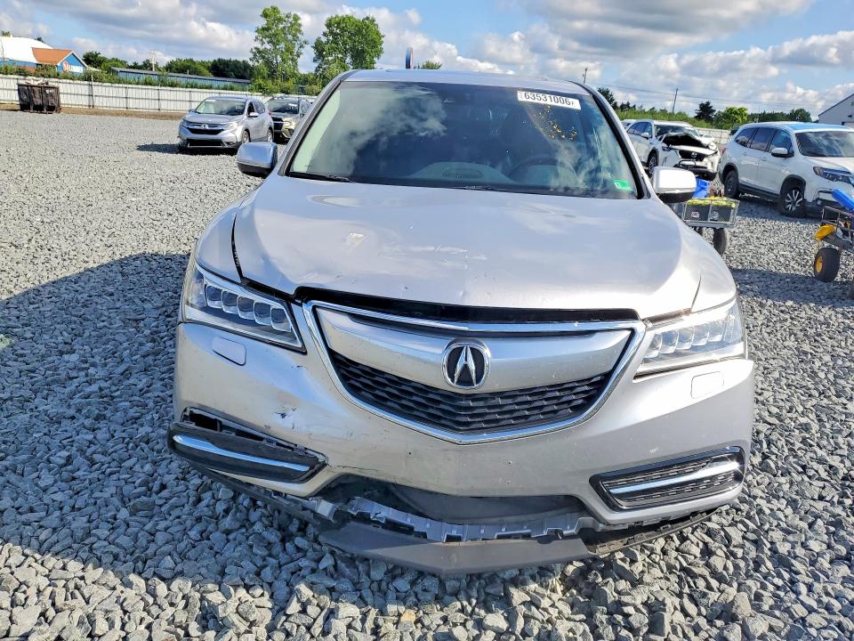 2015 Acura Mdx მანქანა იყიდება აუქციონზე, vin: 5FRYD4H67FB504108, აუქციონის ნომერი: 63531006