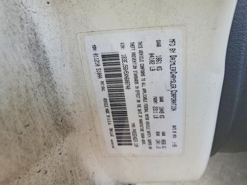 66314726 :رقم المزاد ، 1B3EJ56H5XN608740 vin ، 1999 Dodge Stratus مزاد بيع