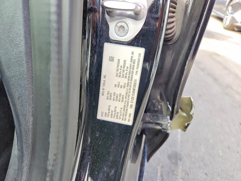 2022 Tesla Model 3 მანქანა იყიდება აუქციონზე, vin: 5YJ3E1EA8NF285674, აუქციონის ნომერი: 64288106