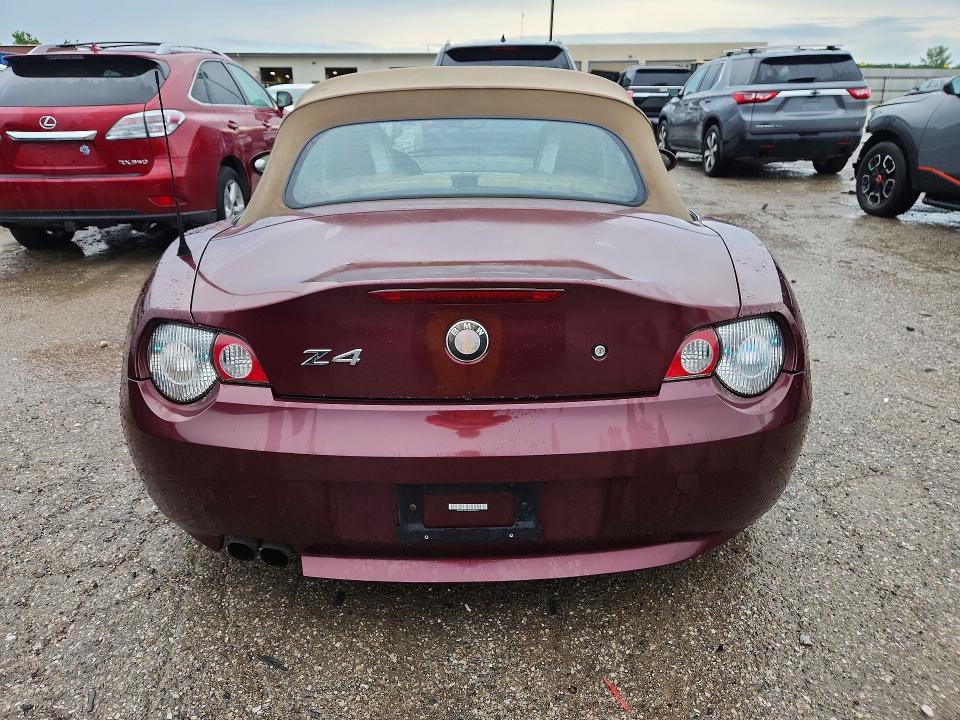 2003 Bmw Z4 მანქანა იყიდება აუქციონზე, vin: 4USBT53433LU04239, აუქციონის ნომერი: 61451486