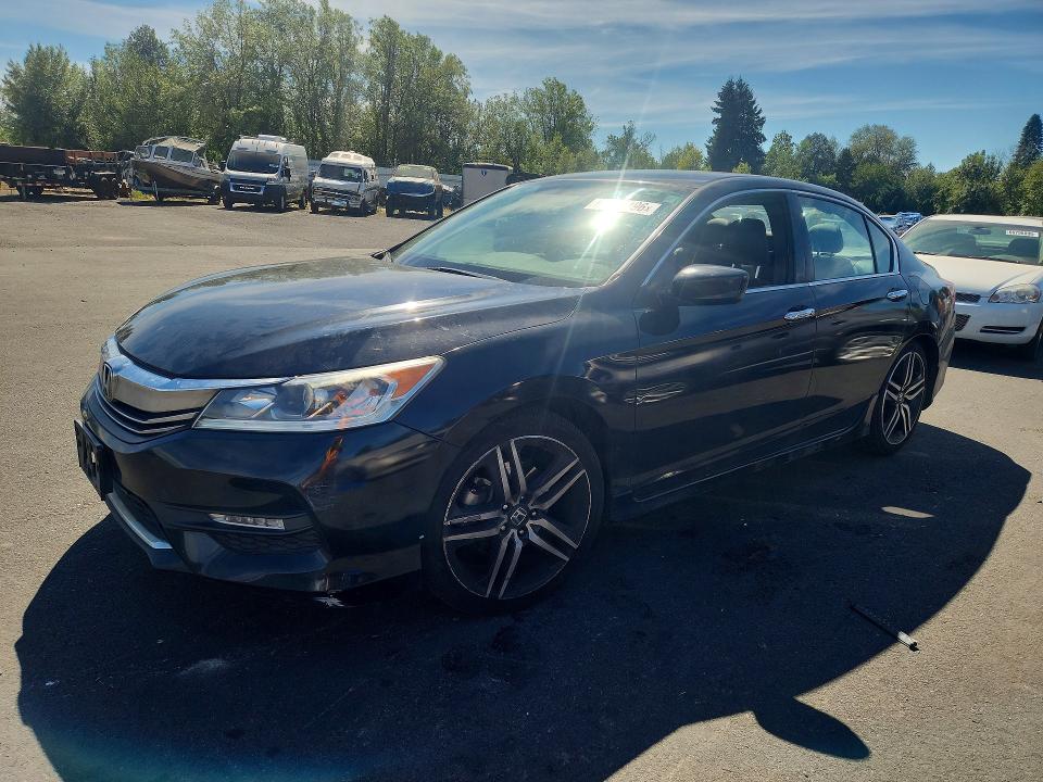 2017 Honda Accord მანქანა იყიდება აუქციონზე, vin: 1HGCR2F53HA182625, აუქციონის ნომერი: 66753196