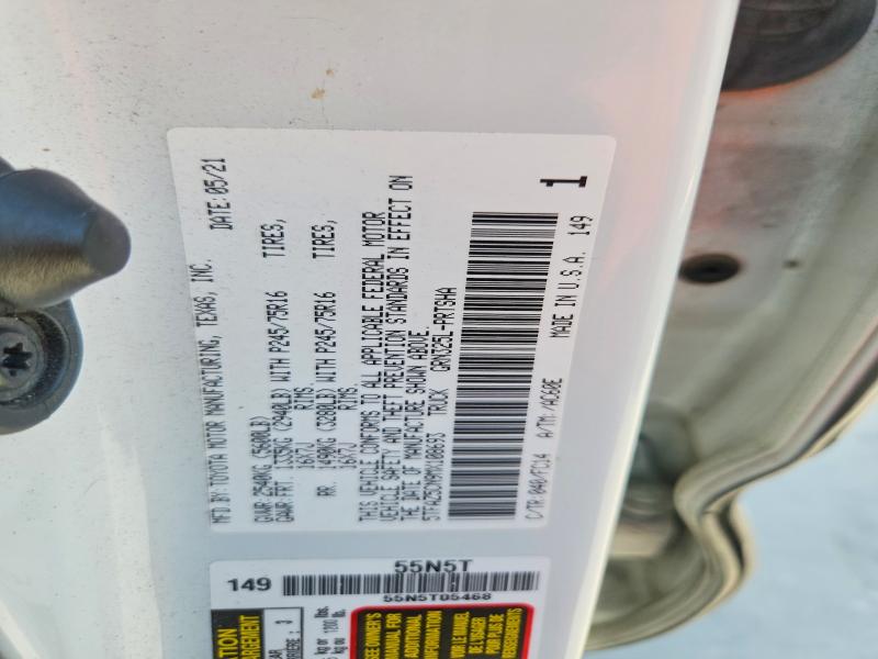 2021 Toyota Tacoma მანქანა იყიდება აუქციონზე, vin: 5TFAZ5CN9MX108693, აუქციონის ნომერი: 66058816