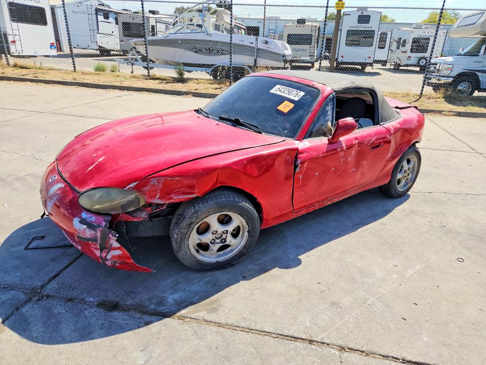 1999 Mazda Mx-5 Miata მანქანა იყიდება აუქციონზე, vin: JM1NB3534X0116414, აუქციონის ნომერი: 64329076