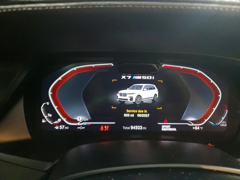64117056 :رقم المزاد ، 5UXCX6C01N9J96331 vin ، 2022 Bmw X7 مزاد بيع