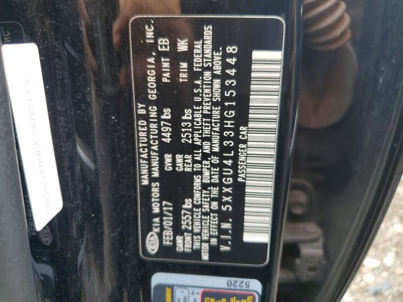 Продаж на аукціоні авто 2017 Kia Optima, vin: 5XXGU4L33HG153448, номер лоту: 64822596