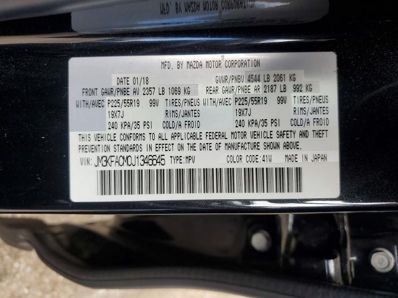 Продаж на аукціоні авто 2018 Mazda Cx-5, vin: JM3KFACM0J1346645, номер лоту: 64582586